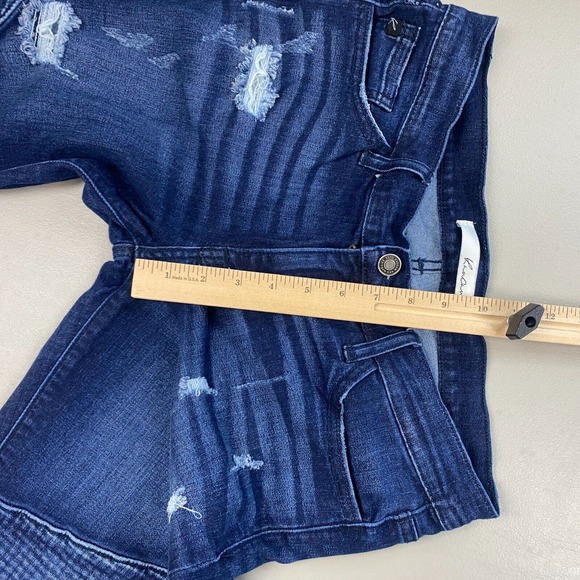 KanCan Jeans Women 9 28 Skinny Moto Distressed Ankle Fray Raw Hem 31x28 KC8201SD - Picture 8 of 13